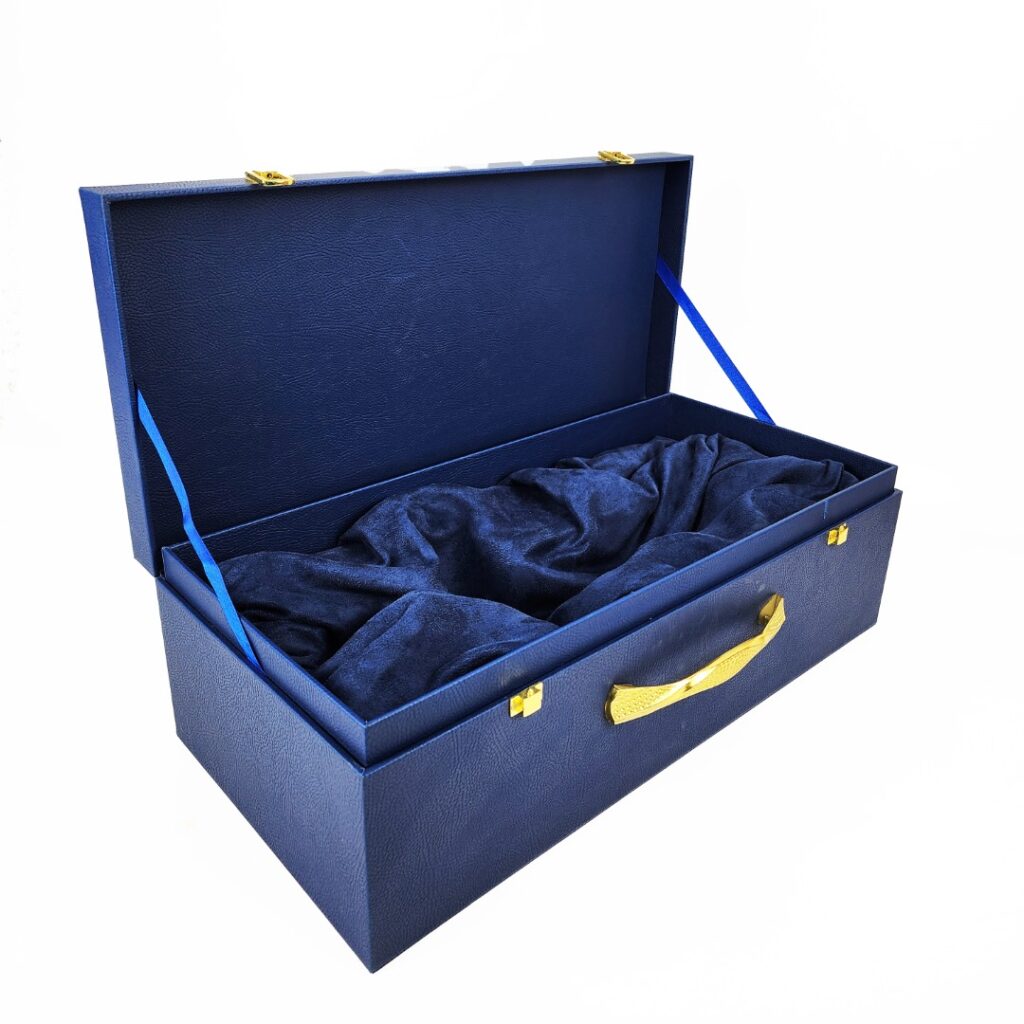 faux leather gift box